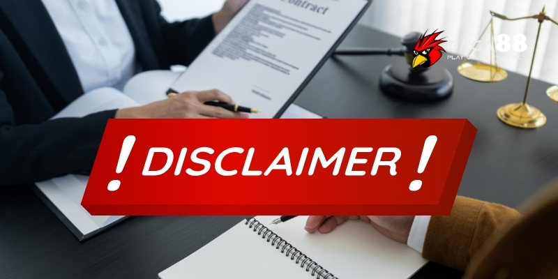 Miễn trừ trách nhiệm nhà cái Daga88 – Người chơi cần hiểu rõ 2 Miễn trừ trách nhiệm là gì và vai trò tại nhà cái Daga88