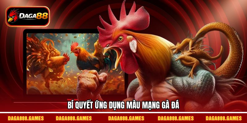 Bí quyết ứng dụng màu mạng gà đá