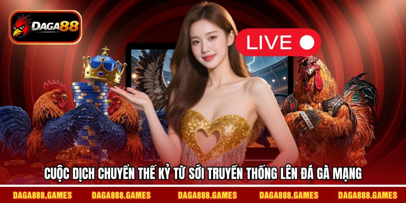 Cuộc dịch chuyển thế kỷ từ sới truyền thống lên đá gà mạng