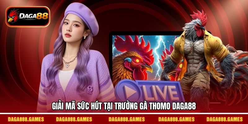 Giải mã sức hút tại trường gà thomo DAGA88