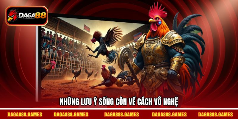 Những lưu ý sống còn về cách vô nghệ