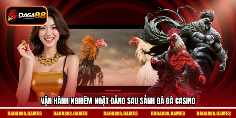 Vận hành nghiêm ngặt đằng sau sảnh đá gà casino